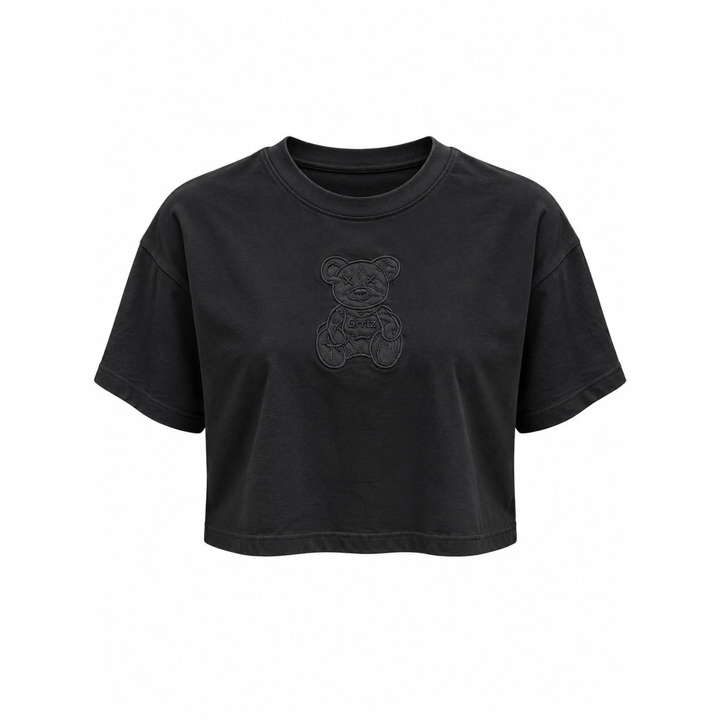 Camiseta Teddy Negra Grr!z, vista frontal