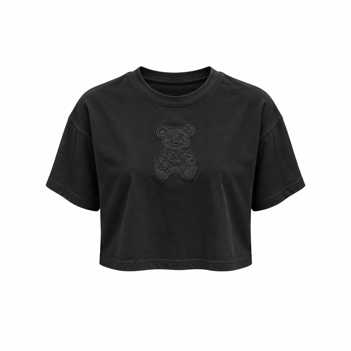 Camiseta Teddy Negra Grr!z, vista frontal