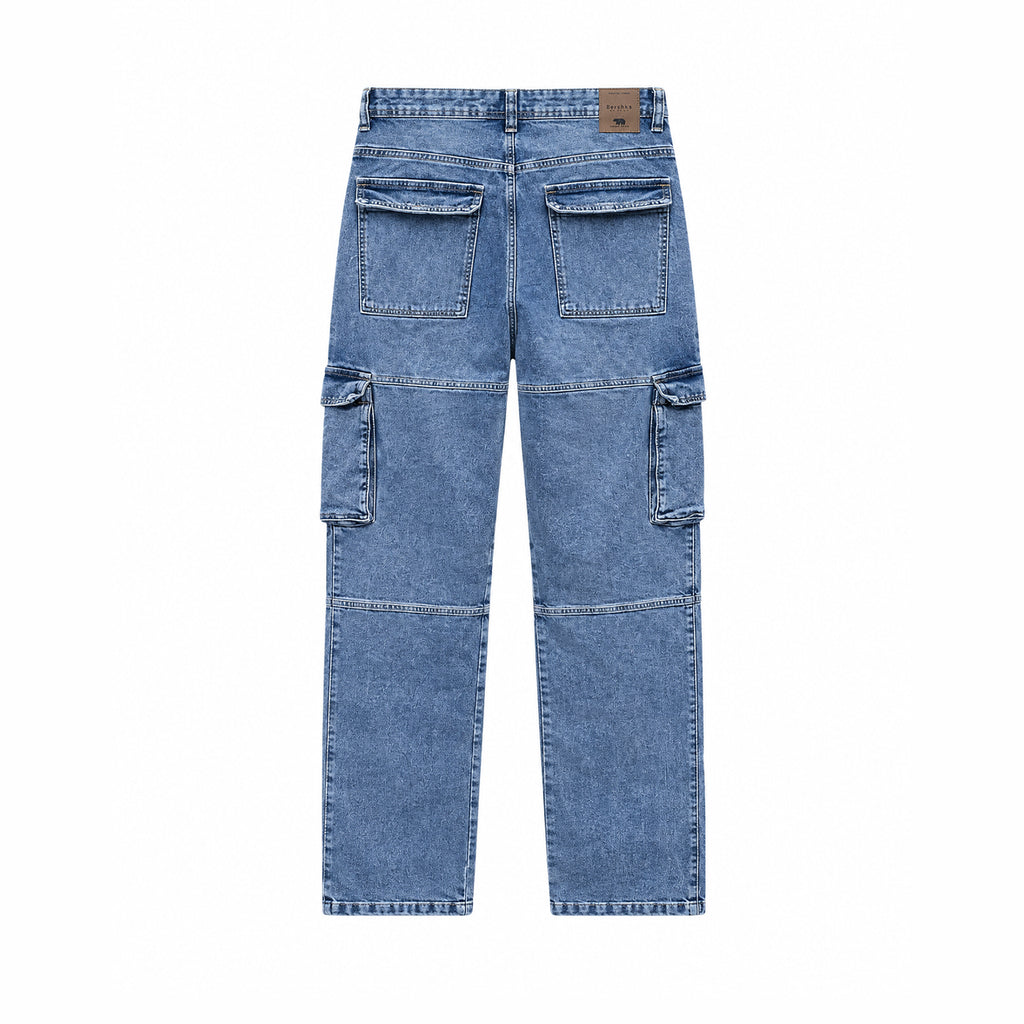 Pantalón Cargo Denim Grr!z - frontal