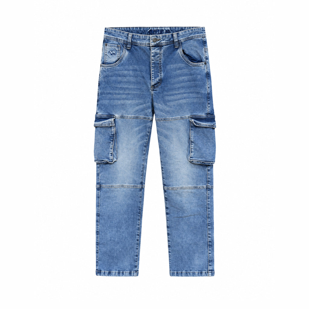 Pantalón Cargo Denim Grr!z - trasera