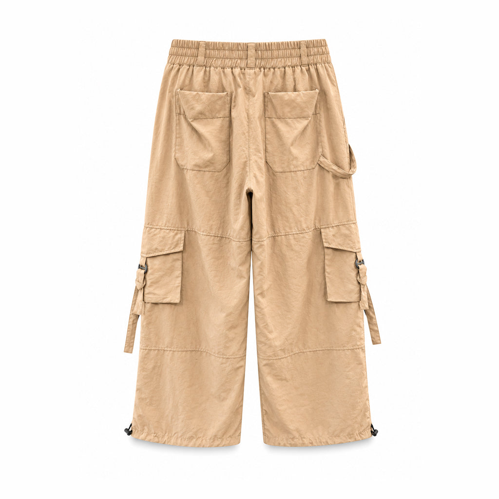 Pantalón cargo beige Grr!z, vista trasera
