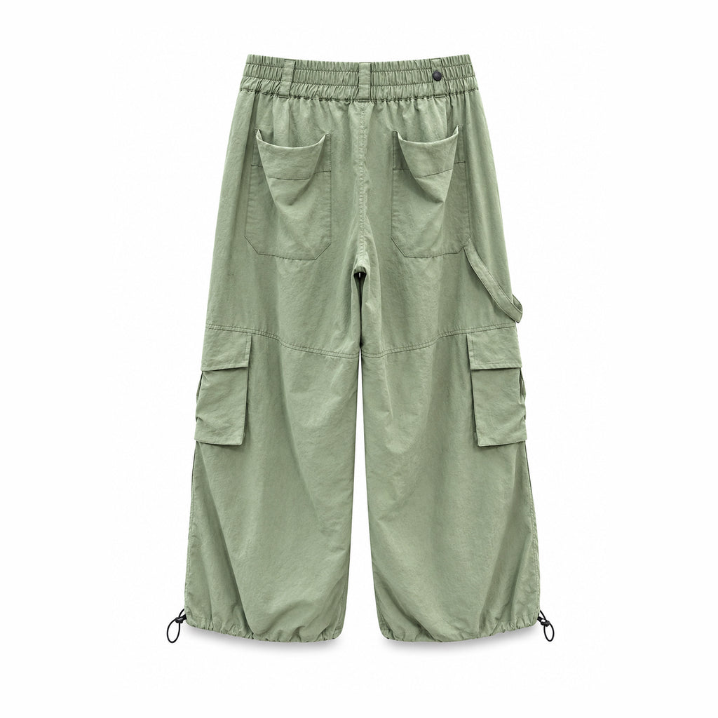 Pantalón cargo verde Grr!z, vista trasera