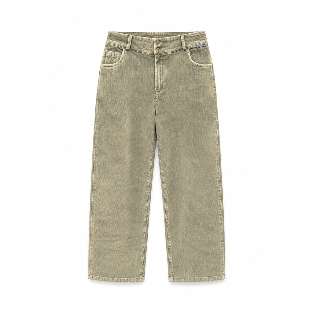 Pantalón Corduroy Beige Grr!z, vista frontal