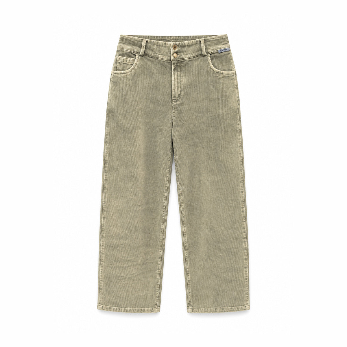 Pantalón Corduroy Beige Grr!z, vista frontal